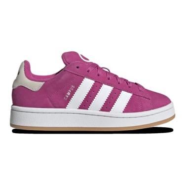 Imagem de adidas Campus 00 Tênis infantil grande, semi lúcido, fúcsia / calçado branco/chiclete, tamanho 6, Fúcsia/branco/chiclete, 19