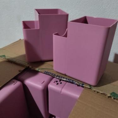 Imagem de Escorredor de Talheres com Grade e Divisória Organizando a Pia Cozinha