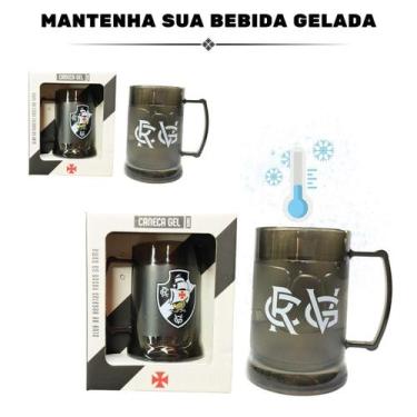 Imagem de Kit 2Un Caneca Copo Gel 300Ml Isolante Térmico Chopp Cerveja - Brasfoo