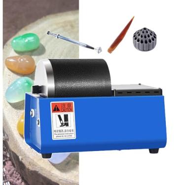 Imagem de CNAOHGHN Kit De Polimento De Pedras, MáQuina De Polimento De Pedras EléTrica, Equipamento De LapidaçãO De Mesa Com Velocidade AjustáVel Para FabricaçãO De Joias