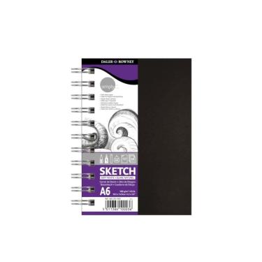 Imagem de Caderno Sketchbook Daler Rowney Simply 100G A6 54Fls Espiral