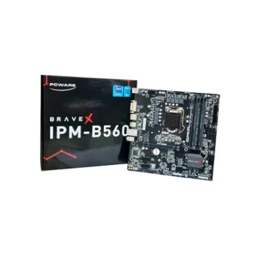 Imagem de Placa Mãe Pcware Bravex Ipm-b560, Intel LGA 1200, Matx, DDR4, Chipset B560