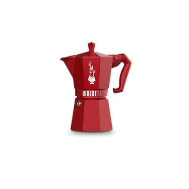 Imagem de Bialetti, Cafeteira Moka Express Exclusive Vermelha 6 Xicaras