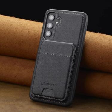 Imagem de Capa tipo carteira magnética removível para Samsung Galaxy A55 (para Samsung Galaxy A55/preto)