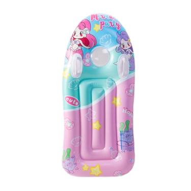 Imagem de MotiveTech Prancha de Surf Inflável com Alças, Brinquedo Aquático Divertido, Prancha de Bodyboard Leve em PVC para, Sereia
