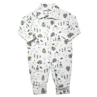 Imagem de Macacão Estampado Suedine Roupas de Bebe Meninos e Meninas - Koala Bab