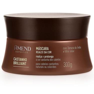 Imagem de Máscara Capilar Realce da Cor Castanho Brilliant 300g - Amend ' - Amen