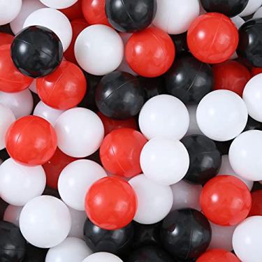 Imagem de GUESVOT Bolas de plástico para poços de bolas, bolas de plástico sem BPA, bolas à prova de esmagamento e quebra, 100 peças, conjunto de 5,6 cm para crianças pequenas, túnel de barraca de brincar