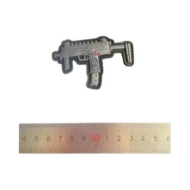 Imagem de Mini Patches De Moral 3D Em PVC De Borracha, Com Design De Armas, Pist