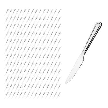 Imagem de Kit 180 Pçs Faca Reforçada Inox Restaurante / Casa / Bar - PRATICASA, 