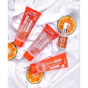 Imagem de Kit anti-idade clareador Vitamina C Dermachem - 4 produtos