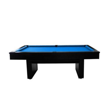 Imagem de Mesa de Sinuca e Jantar- 2,20x1,20 - Nelson Bilhares, Azul royal