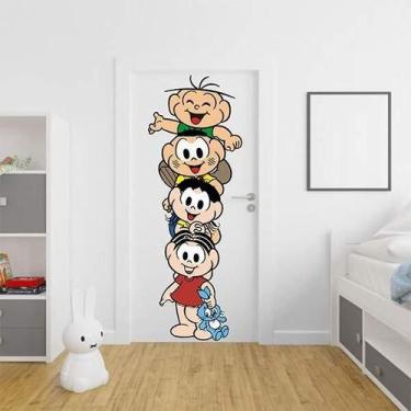 Imagem de Adesivo Para Porta Turma Da Monica - Lojinha Da Luc