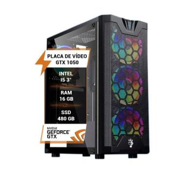Imagem de Pc Gamer Intel I5 3 Gtx 1050 Memória 16Gb Ddr3 Ssd 480Gb - Wj Info