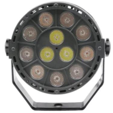 Imagem de Canhão Refletor 12 Leds Rgb Jogo De Luz Dj Balada - A.R Variedades Mt
