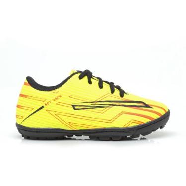 Imagem de Chuteira Society Infantil Costurada Pro - SetBack, Limão, 32, Unissex