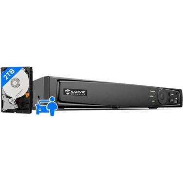 Imagem de Gravador de vídeo em rede Anpviz 8CH 12MP POE NVR com 2TB HDD