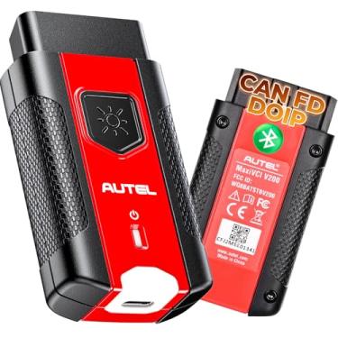 Imagem de Autel Conector OBD2 sem fio MaxiVCI V200 VCI200, adaptador 2025 VCI 200 OBD2, interface de comunicação para carro, funciona com scanner MaxiSys MS906 MAX MS906PRO MS906 PRO-TS K-M100 BT608 BT609