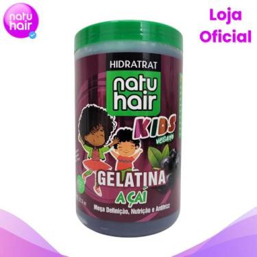 Imagem de Gelatina Natuhair Hidratrat Açaí - Kids Vegano 1kg - Natuhair Cosmétic
