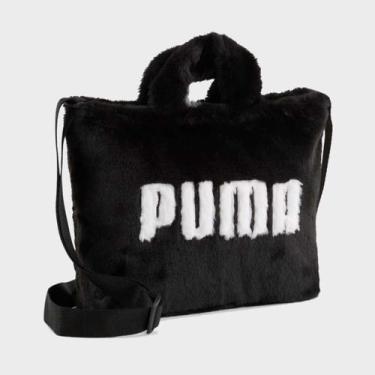 Imagem de Bolsa Puma Core Fur Mini Tote Preta, Único