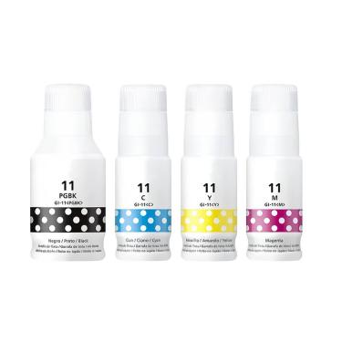 Imagem de Kit Refil de Tinta Para Canon G3160 GL-11 GL11 compatível