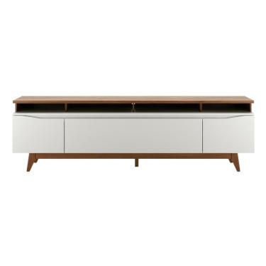 Imagem de Rack Flynt ST 219 cm Canella com Off White Fosco