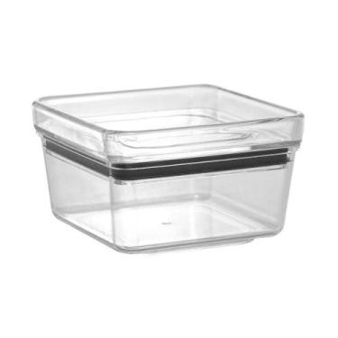 Imagem de Pote Hermético Lyor My Box Quadrado Empilhável 10x6cm