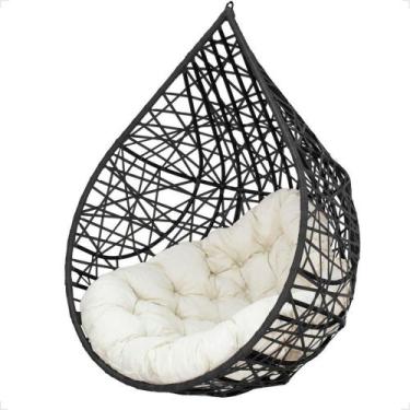 Imagem de Balanço Suspenso Ninho Gota Para área De Churrasco - Preto A1 - PANERO