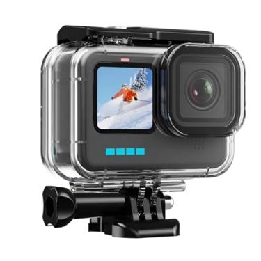 Imagem de Caso protetor da câmera de ação, alojamento transparente com esponja resiliente e parafuso de aço inoxidável, concha à prova de choques para tiros ao ar livre