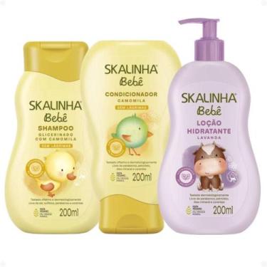 Imagem de Kit Skalinha Bebê Glicerinado Com Camomila: Shampoo e Condicionador 20