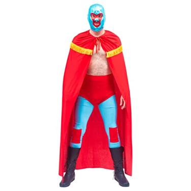 Imagem de Nacho Libre the Mexican Wrestling Deluxe Halloween Cosplay Costume Tights Maske for Men and Women