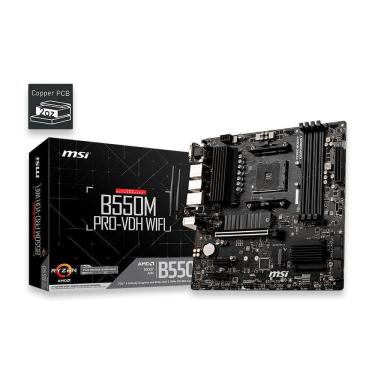Imagem de Placa Mae MSI B550M PRO-VDH Wifi AMD AM4 911-7C95-059
