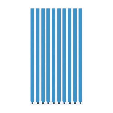 Imagem de Pacote com 10 tiras adesivas de privacidade para laptop, fita dupla face para reparo de tela LCD, substituição de tela de tablet e celular, fita adesiva de fácil instalação 220 × 8 × 0,3 mm (branca)