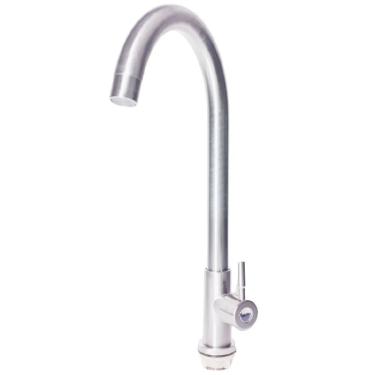 Imagem de Torneira Gourmet Para Cozinha Em Inox Escovado Alta 37cm - Tor-o23 - Stillus Home