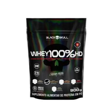 Imagem de Refil Whey 100 Hd Sabores I 900g I Black Skull Original, Cookies e Cre