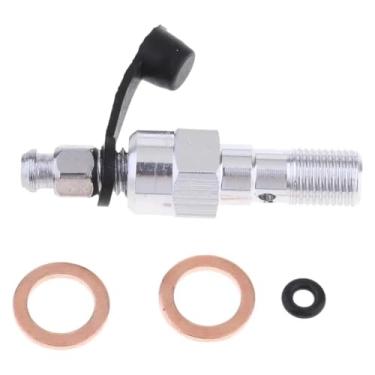 Imagem de BYYINGSUS Parafusos e arruelas de banjo de motocicleta para cilindro mestre de pinça de freio M10 X1,25/M10 X 1,0 mm durável (prata 1,0 mm)