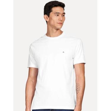 Imagem de Camiseta Aramis Masculina Basic Lisa Dark Logo Branca, M/M