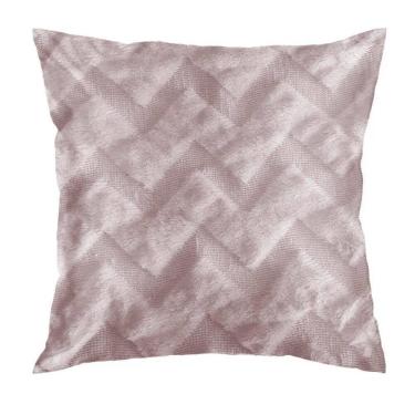 Imagem de Capa De Almofada Plush 43 X 43 - Jolitex Rosa