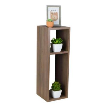 Imagem de Mesa De Cabeceira Pequena 20x20x60cm mdf Quarto Sala - nuestra casita 