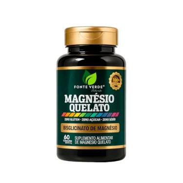 Imagem de Suplemento mineral Magnésio Quelato 60 Cápsulas – Fonte de Magnésio para o Bem-Estar e Equilíbrio Nutricional do Organismo