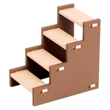 Imagem de Ｂｅｓｇａ Escada de escalada para hamsters faça você mesmo, brinquedo multifuncional, instalação rápida, resistente para gaiola de porquinhos-da-índia, 8cm X 12cm X 12cm