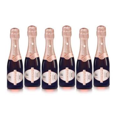 Imagem de Kit 6 ESPUMANTE BABY CHANDON BRUT ROSE 187ML