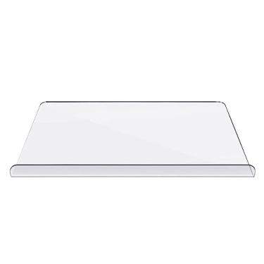 Imagem de Tábua de cortar acrílica transparente com borda para bancadas de cozinha, protetor de bancada, restaurante, acrílico, transparente, tábua de cortar