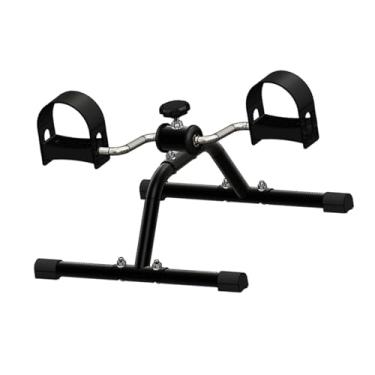 Imagem de UGPLM Mini bicicleta ergométrica, equipamento de fitness doméstico, multifuncional, máquina de exercícios aeróbicos para sentar, para escritório, esportes, Preto