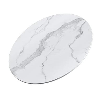 Imagem de Bandeja giratória grande de mesa de mármore giratória para mesa giratória prato de servir de cozinha fácil de limpar seguro e suave, 50-110 cm