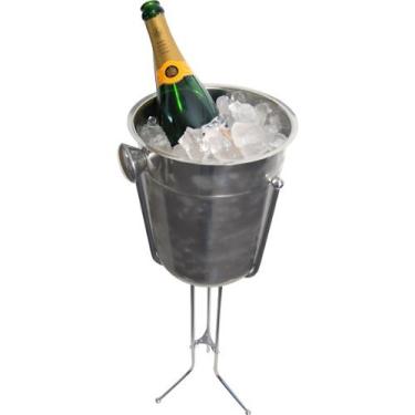 Imagem de Balde de champanhe e vinho com suporte