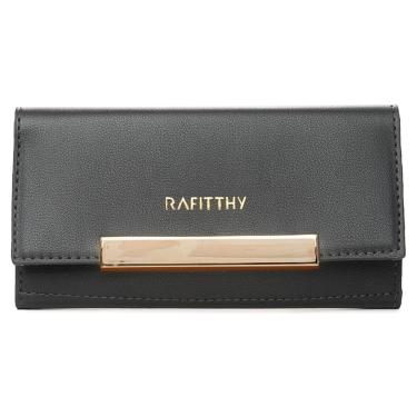 Imagem de Carteira Feminina Casual Dia a Dia Porte Pequeno Detalhe Metalizado Rafitthy 28.16401a