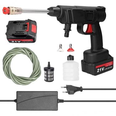 Imagem de Lavadora De Alta Pressão Sem Fio Jiangtao Portátil P- Uso Doméstico E Lavagem De Carros