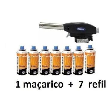Imagem de Kit 1 Maçarico Portátil Culinário Ferimte Ma54 + 7 Carga - Ferimte-Nau