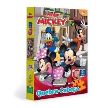 Imagem de Quebra cabeça Mickey Dysney 100 peças - Brinquedo infantil - Toyster